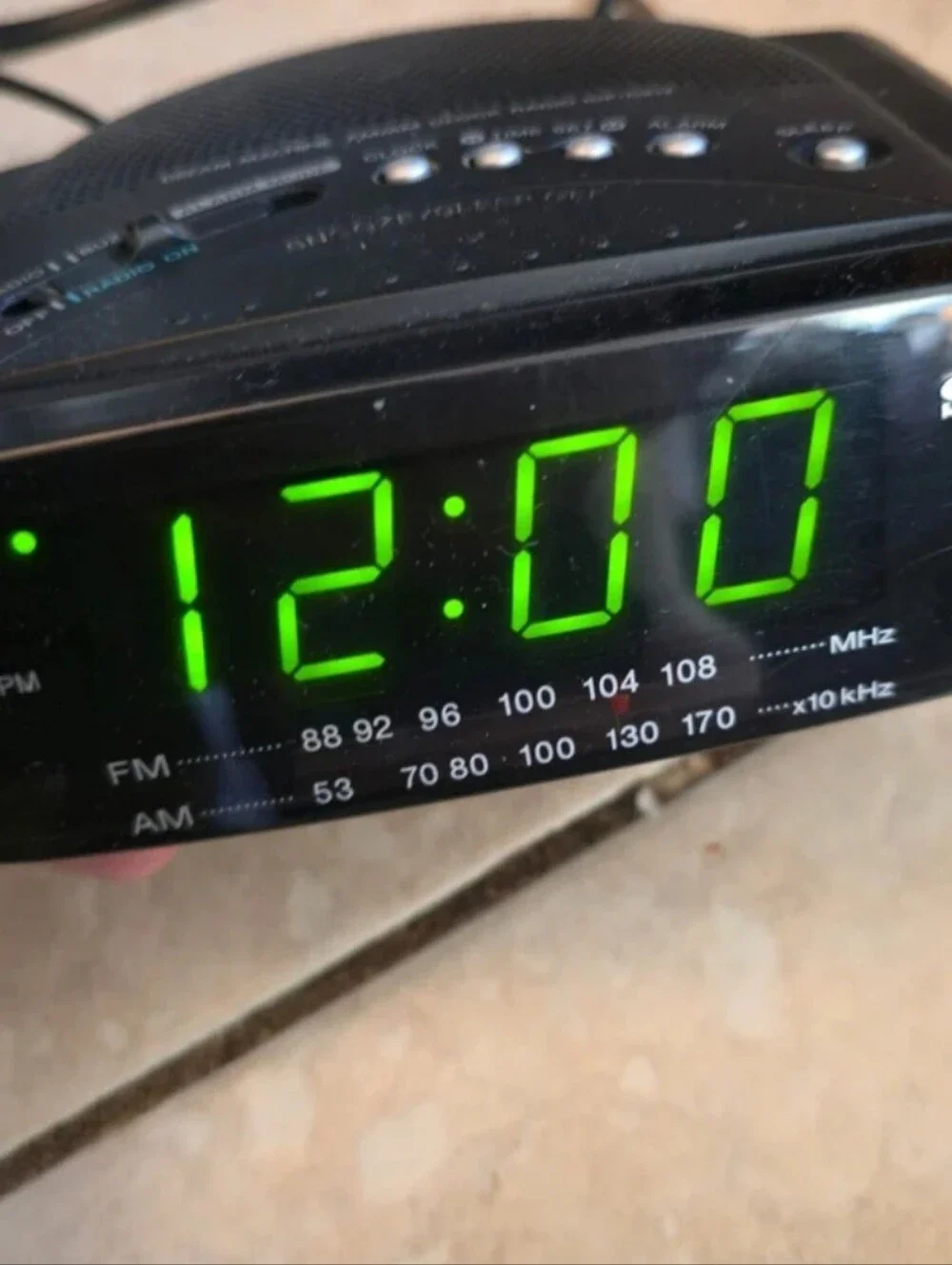Sony Dream Machine ICF-C212 FM AM Clock Radio LED-Tested 100%